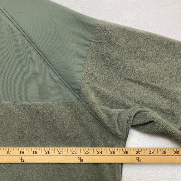 Rothco Fleece Jacket Mens L Green Army Military Full Zip - Picture 11 of 13